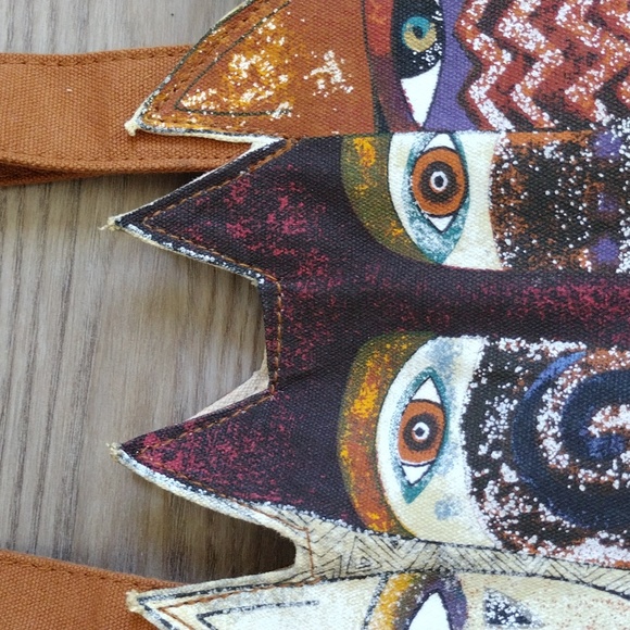 LAUREL BURCH Cat Lady Bag Ancestral Cats Zippered - Picture 5 of 14